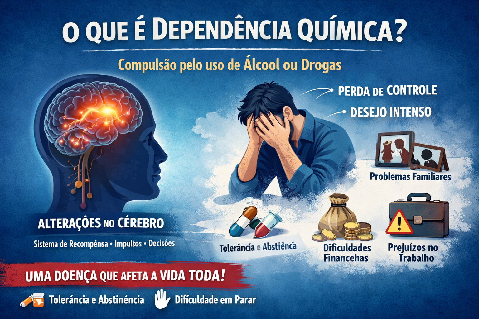 O que é dependência química